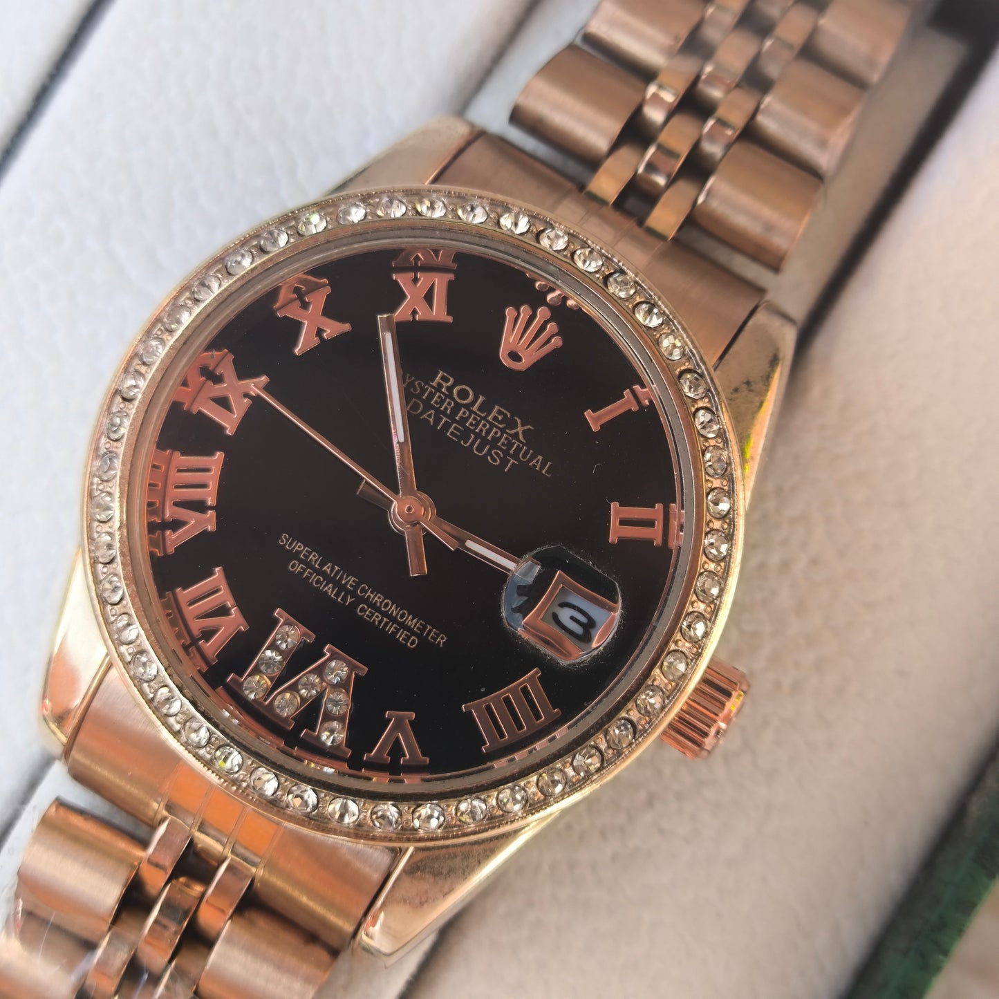 ROLEX ROMANO PARA DAMA REF-ORSDE