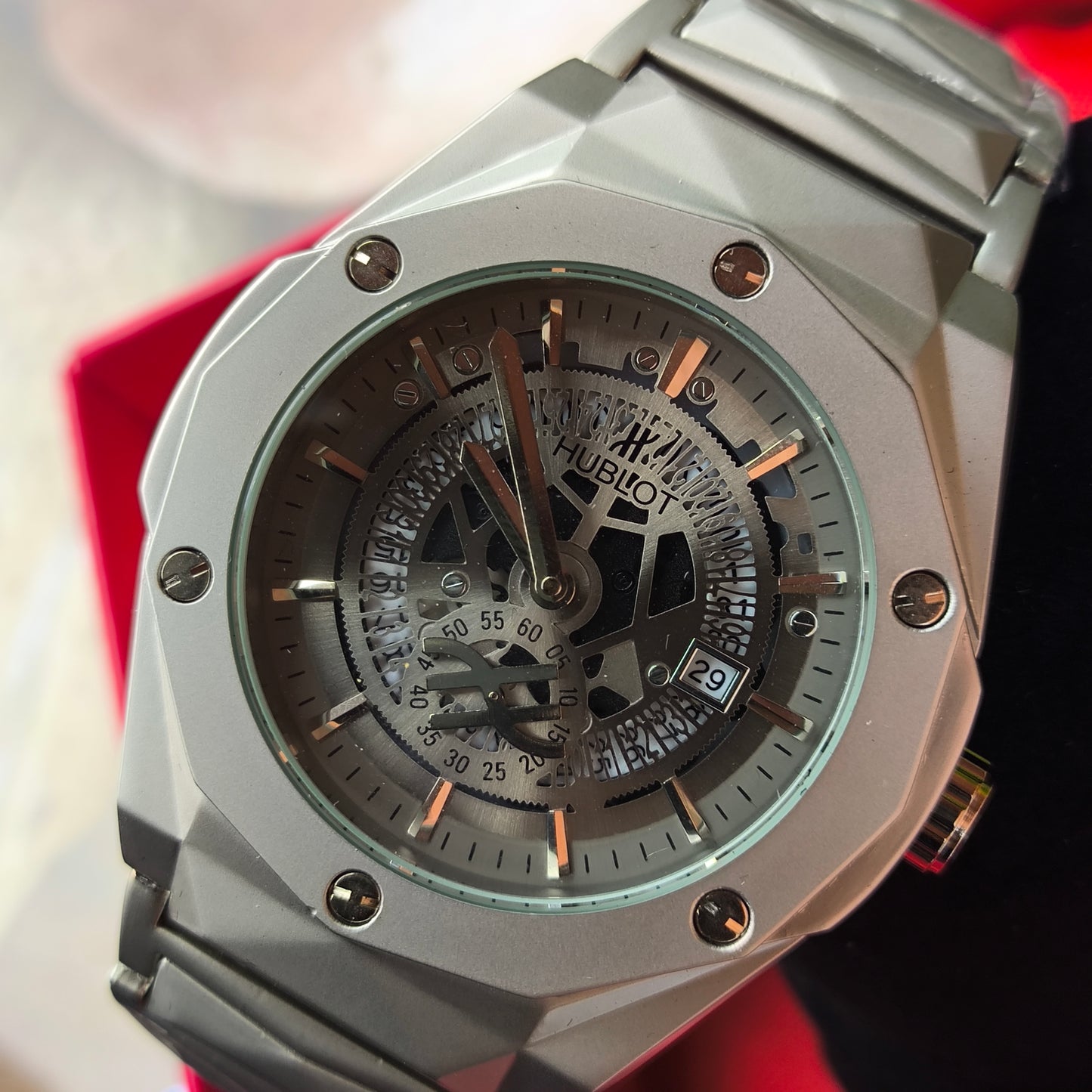 HUBLOT DIAMANTE PARA HOMBRE REF-PP