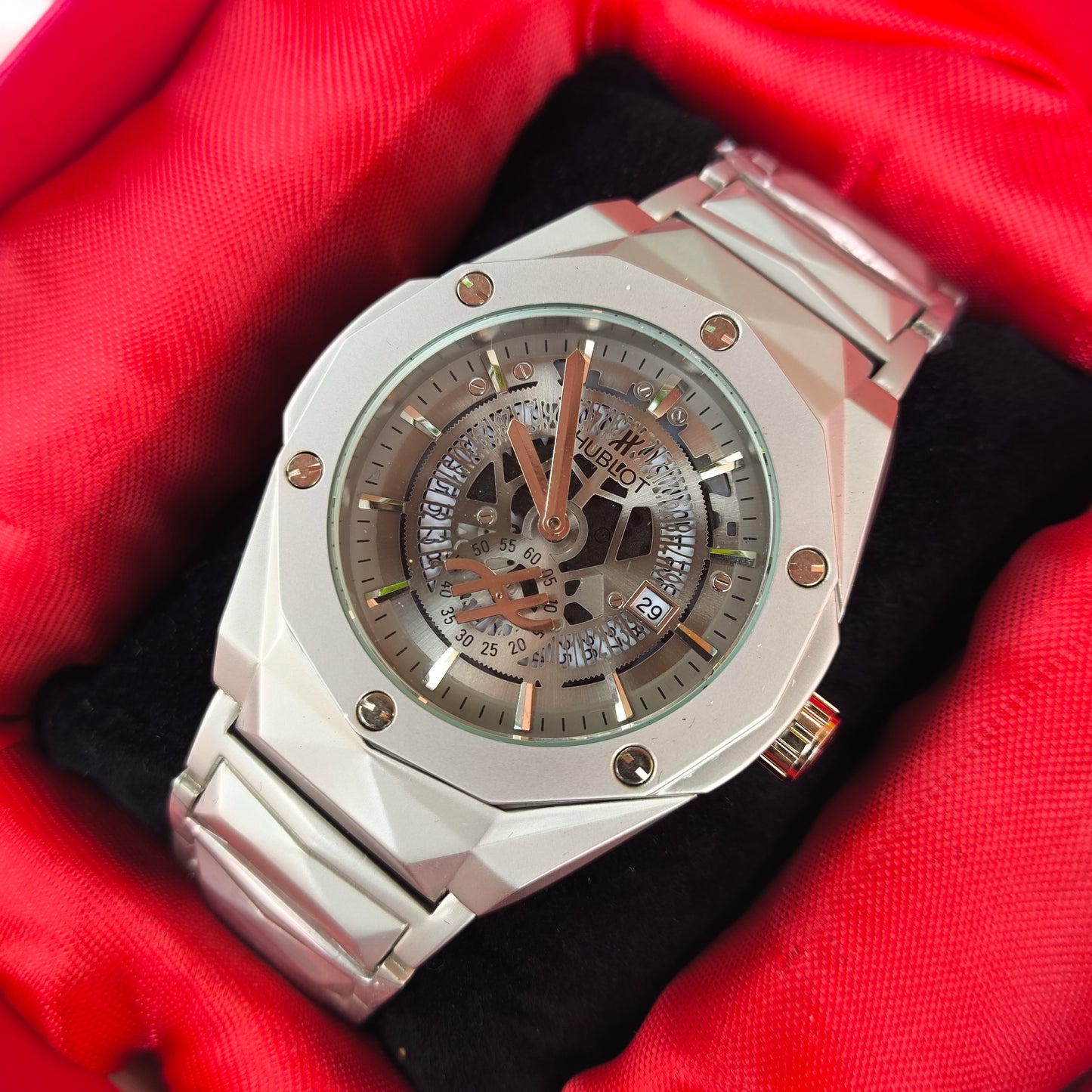 HUBLOT DIAMANTE PARA HOMBRE REF-PP