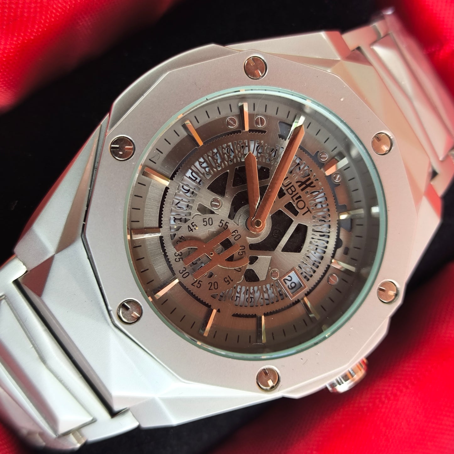 HUBLOT DIAMANTE PARA HOMBRE REF-PP