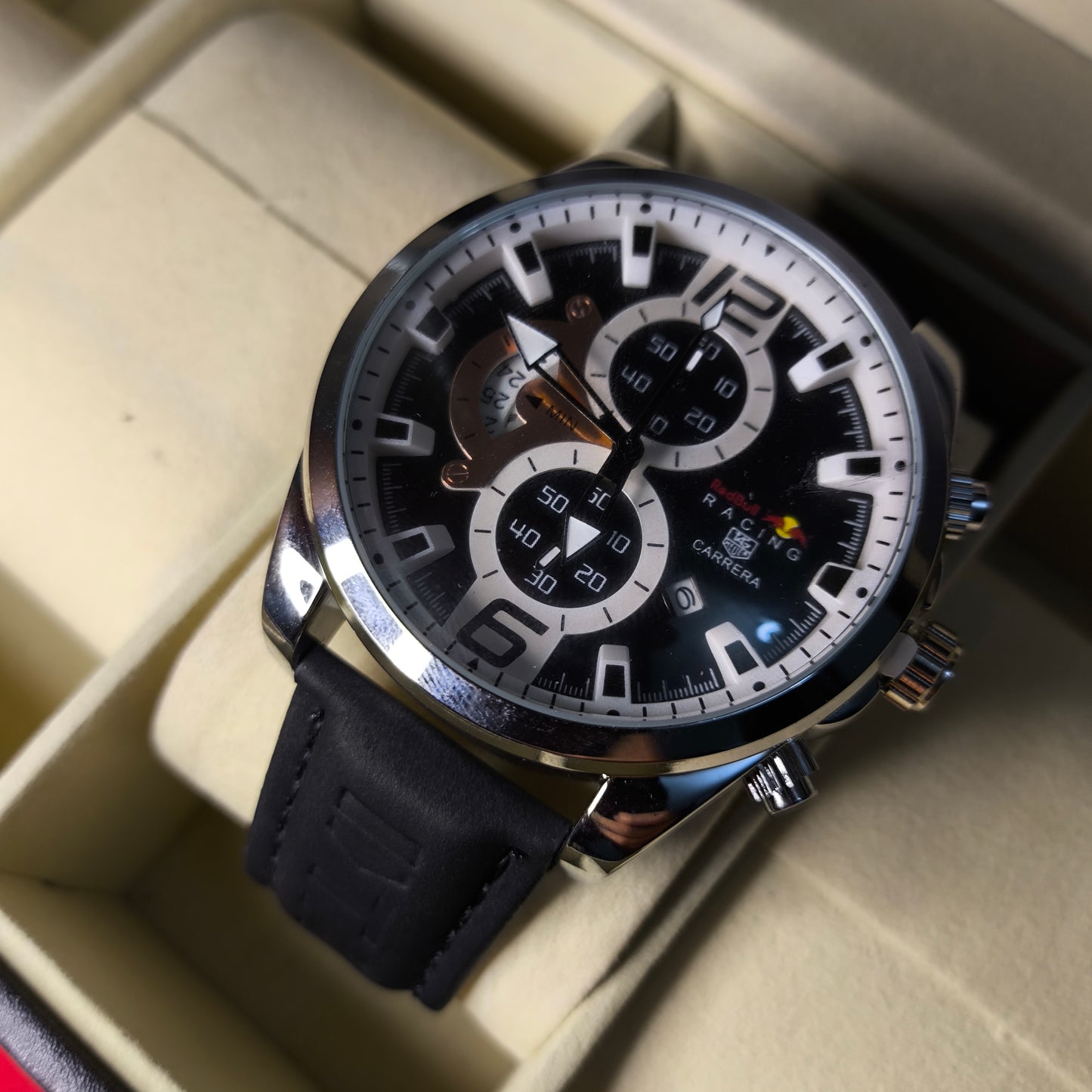 TAG HEUER CR7 CHRONO CUEROPARA HOMBRE REF-NGB