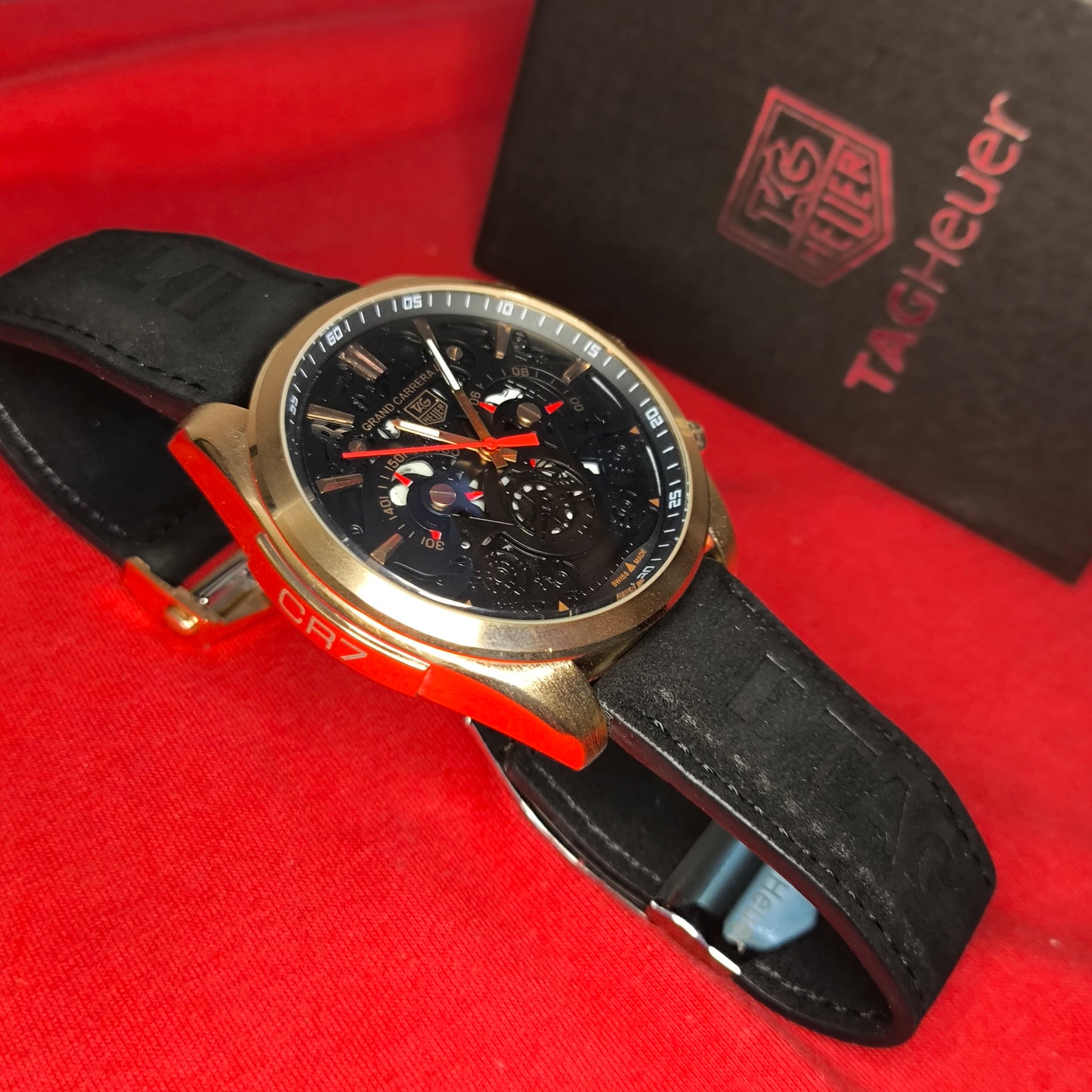 TAG HEUER CR7 FUNCIONAL PARA HOMBRE REF-NEGROOR