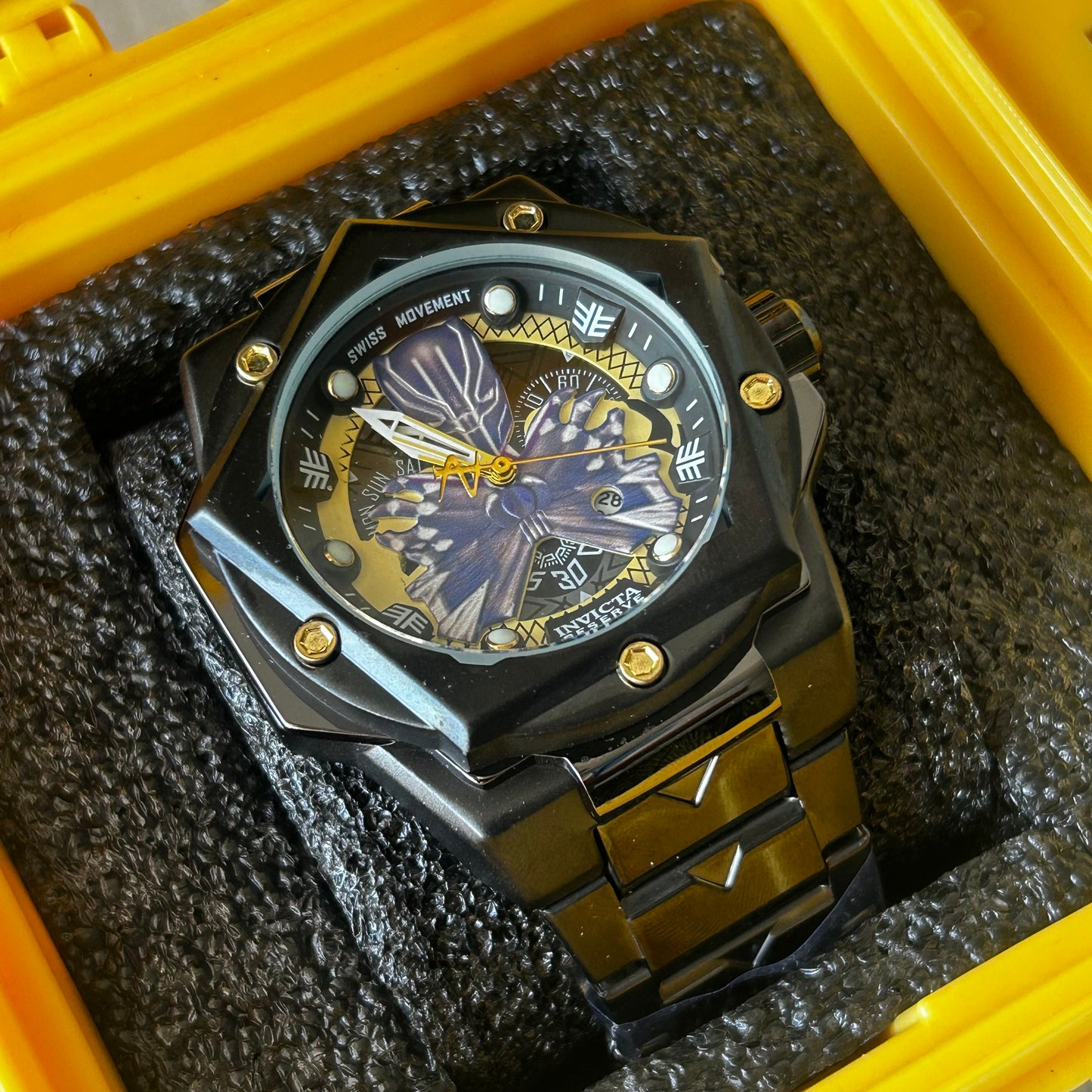 INVICTA PARA HOMBRE PANTERA NEGRA REF-NNT