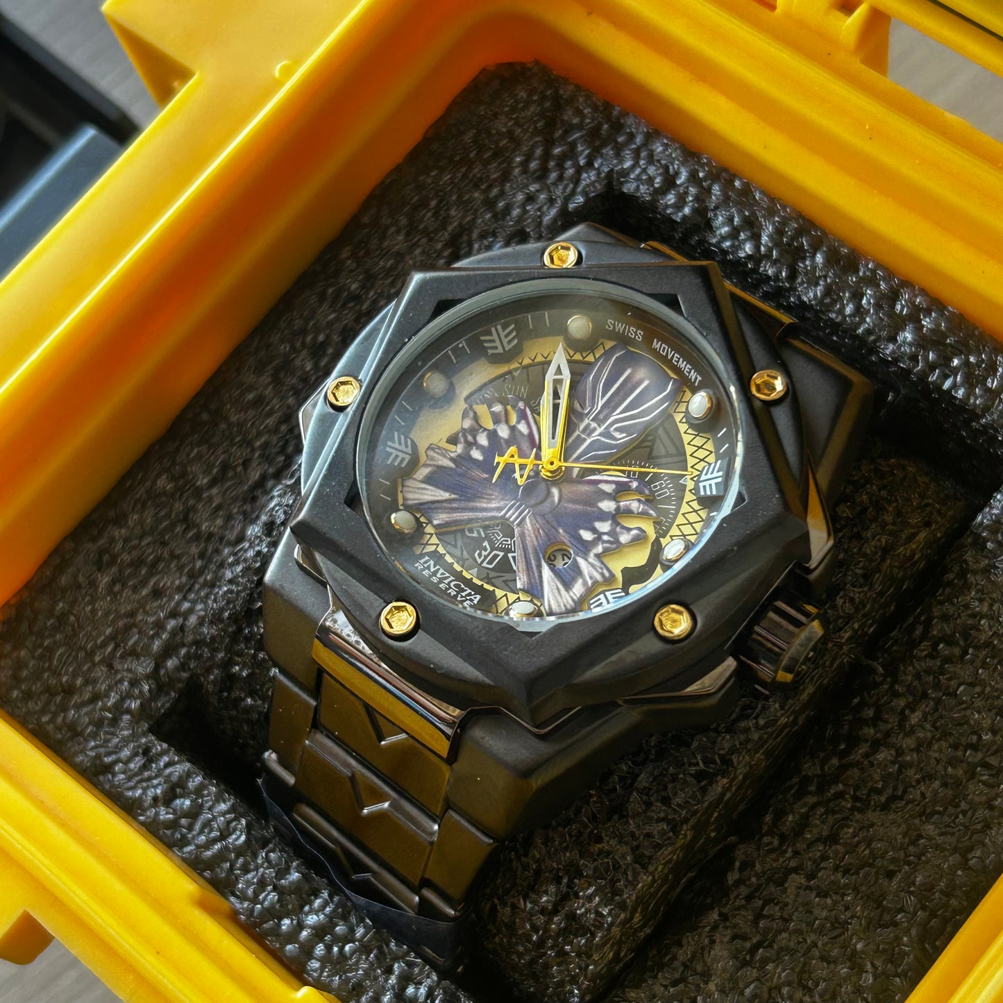 INVICTA PARA HOMBRE PANTERA NEGRA REF-NNT