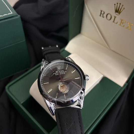 ROLEX CUERO CORONA PARA HOMBRE REF-NN