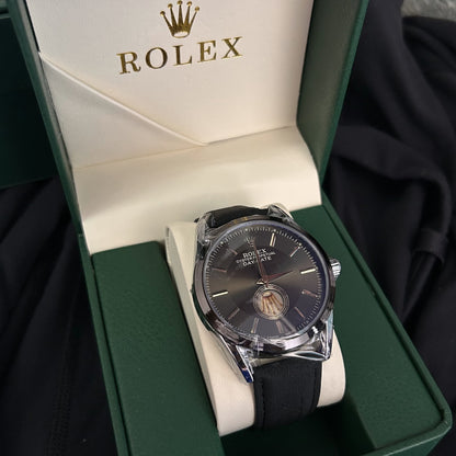 ROLEX CUERO CORONA PARA HOMBRE REF-NN