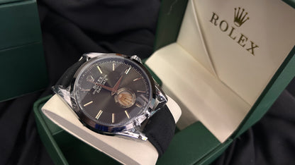 ROLEX CUERO CORONA PARA HOMBRE REF-NN