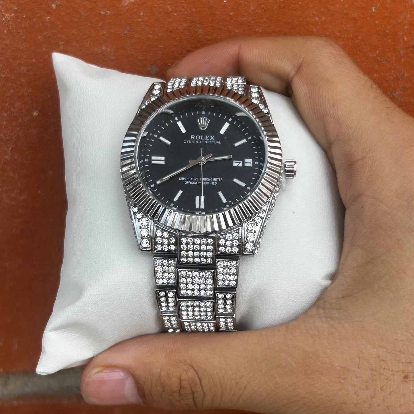 ROLEX CUBANO PARA HOMBRE REF-PN