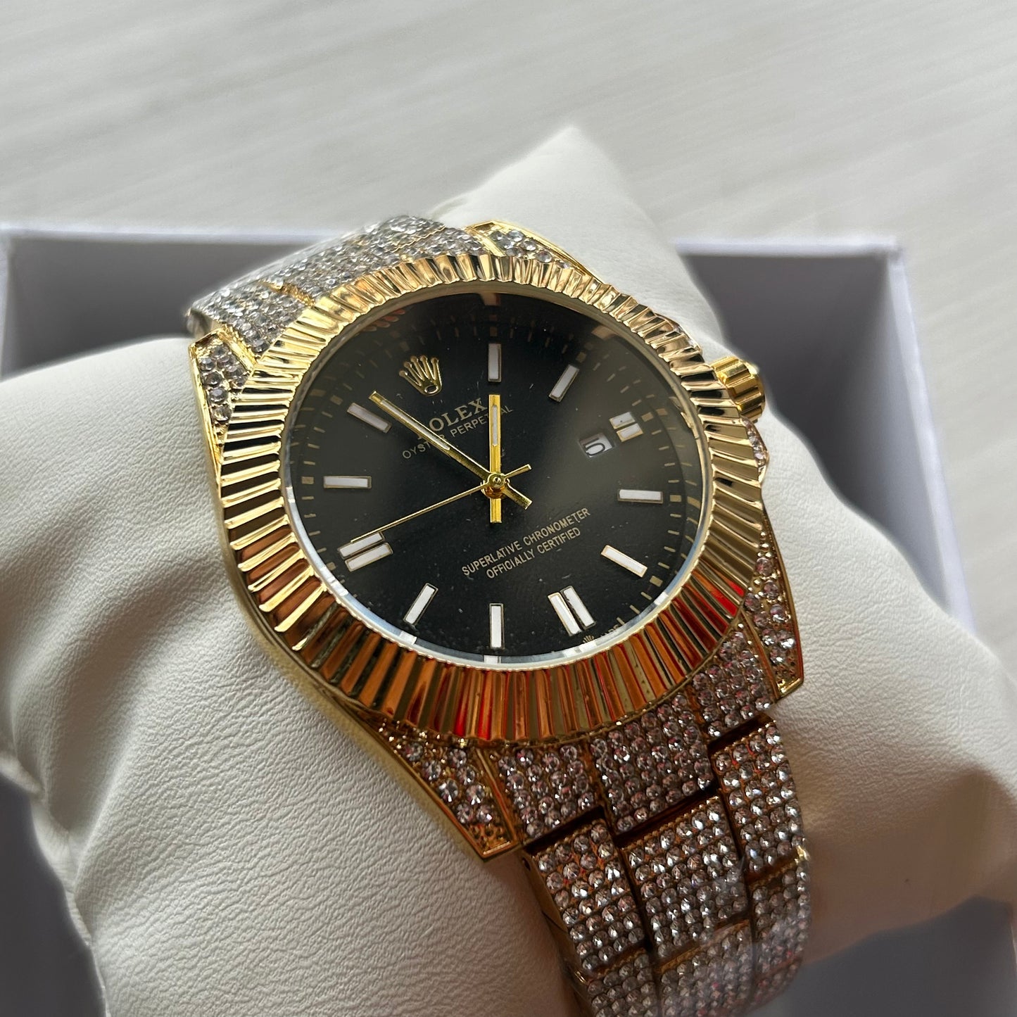 ROLEX CUBANO PARA HOMBRE REF-DN