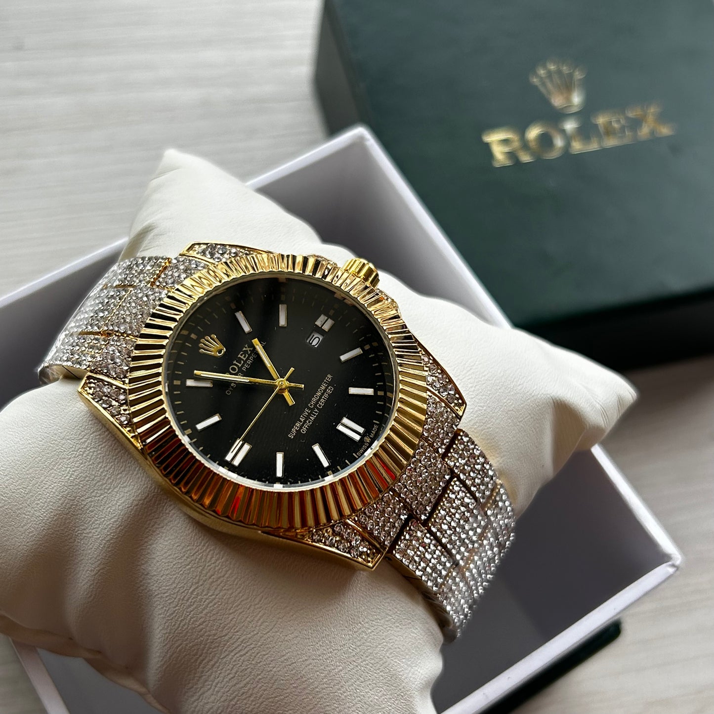 ROLEX CUBANO PARA HOMBRE REF-DN