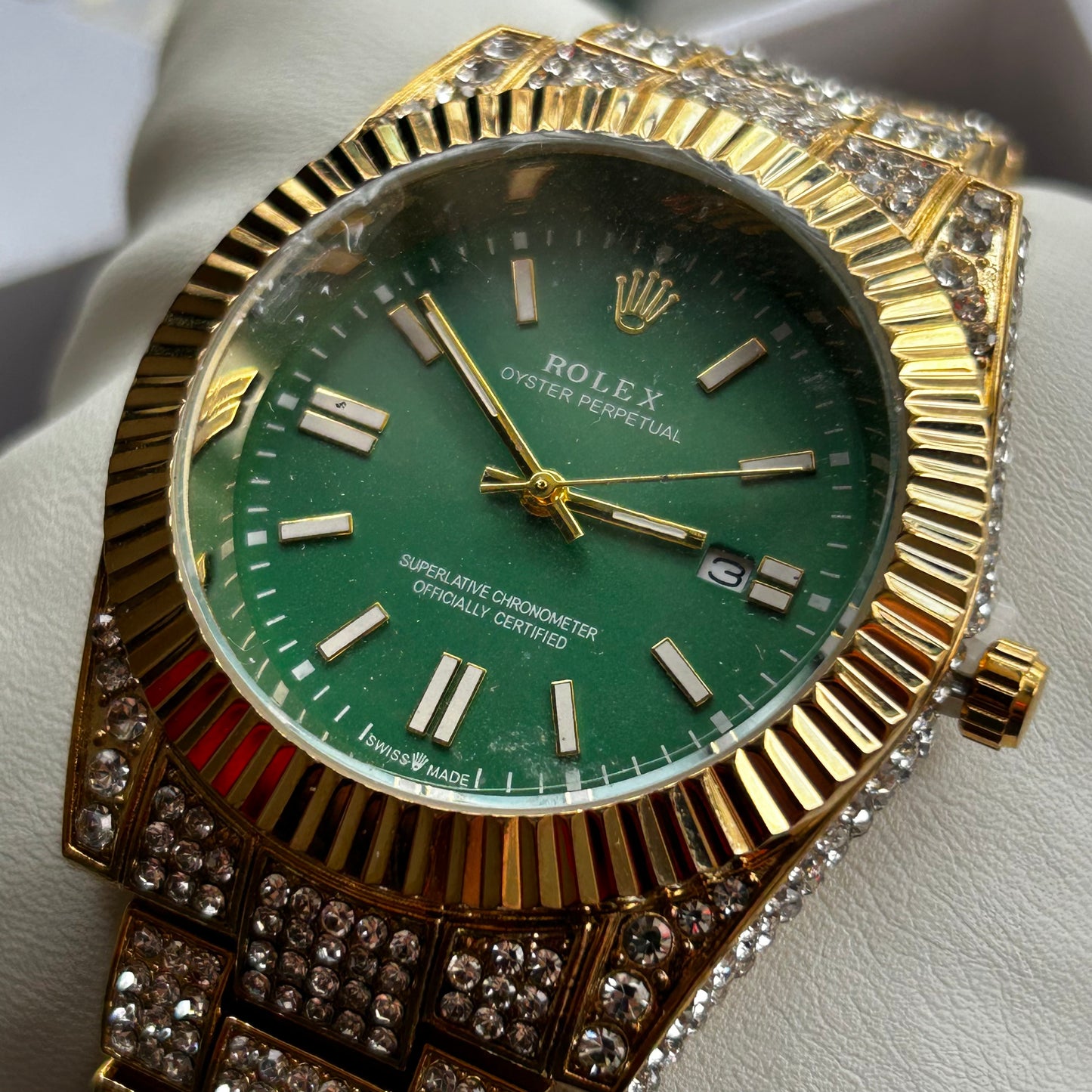 ROLEX CUBANO PARA HOMBRE REF-DV