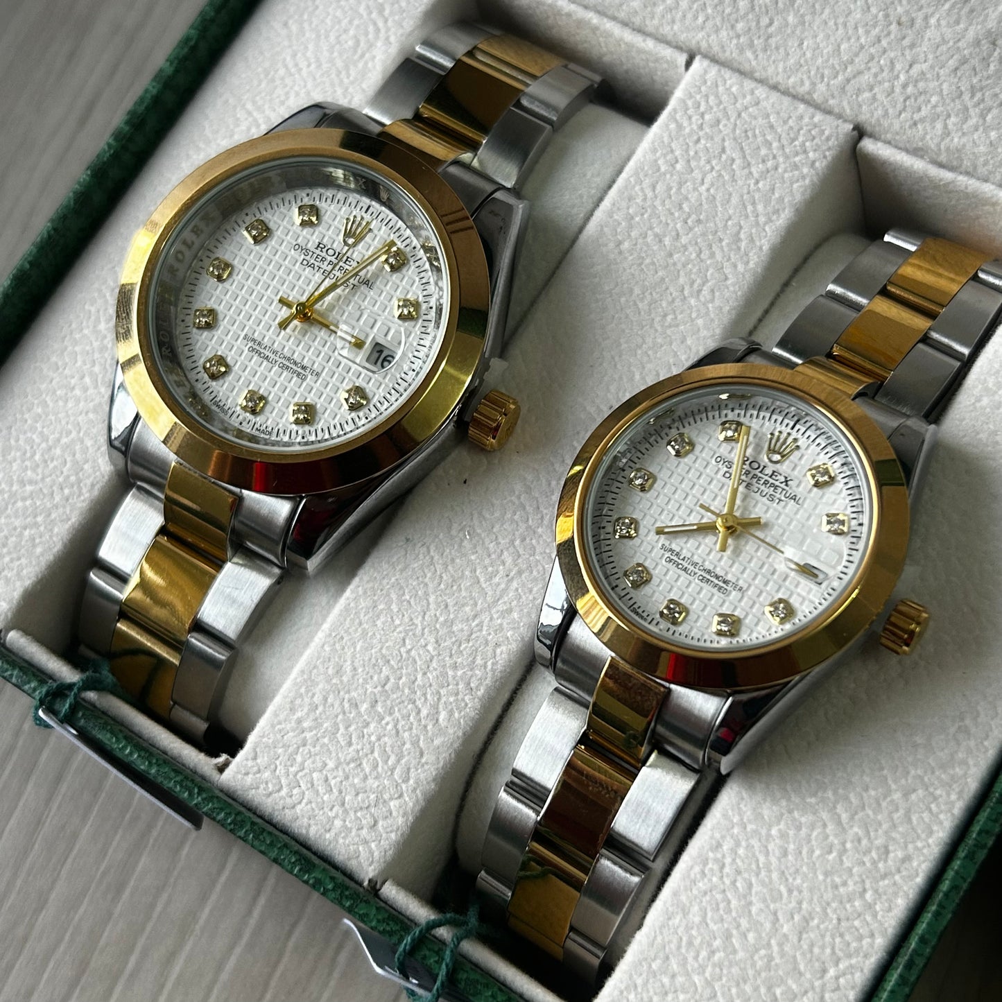 PAREJA DE ROLEX PERPETUAL REF-BIBK