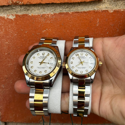 PAREJA DE ROLEX PERPETUAL REF-BIBK