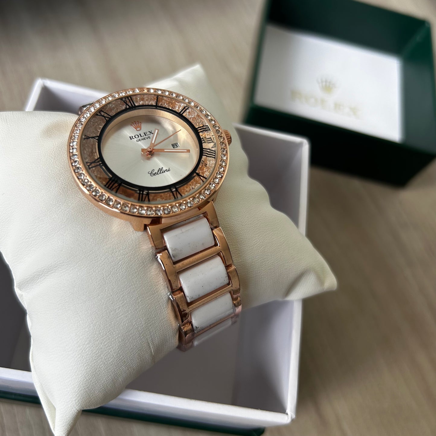 ROLEX GENEVE PARA DAMA REF-BOR