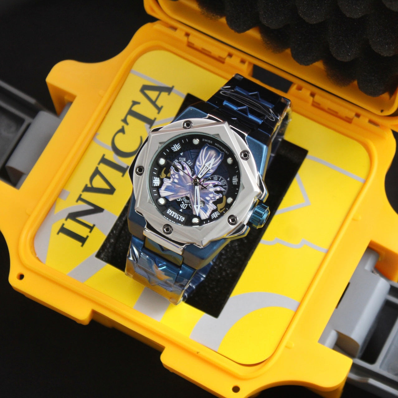 INVICTA PARA HOMBRE PANTERA NEGRA REF-AP