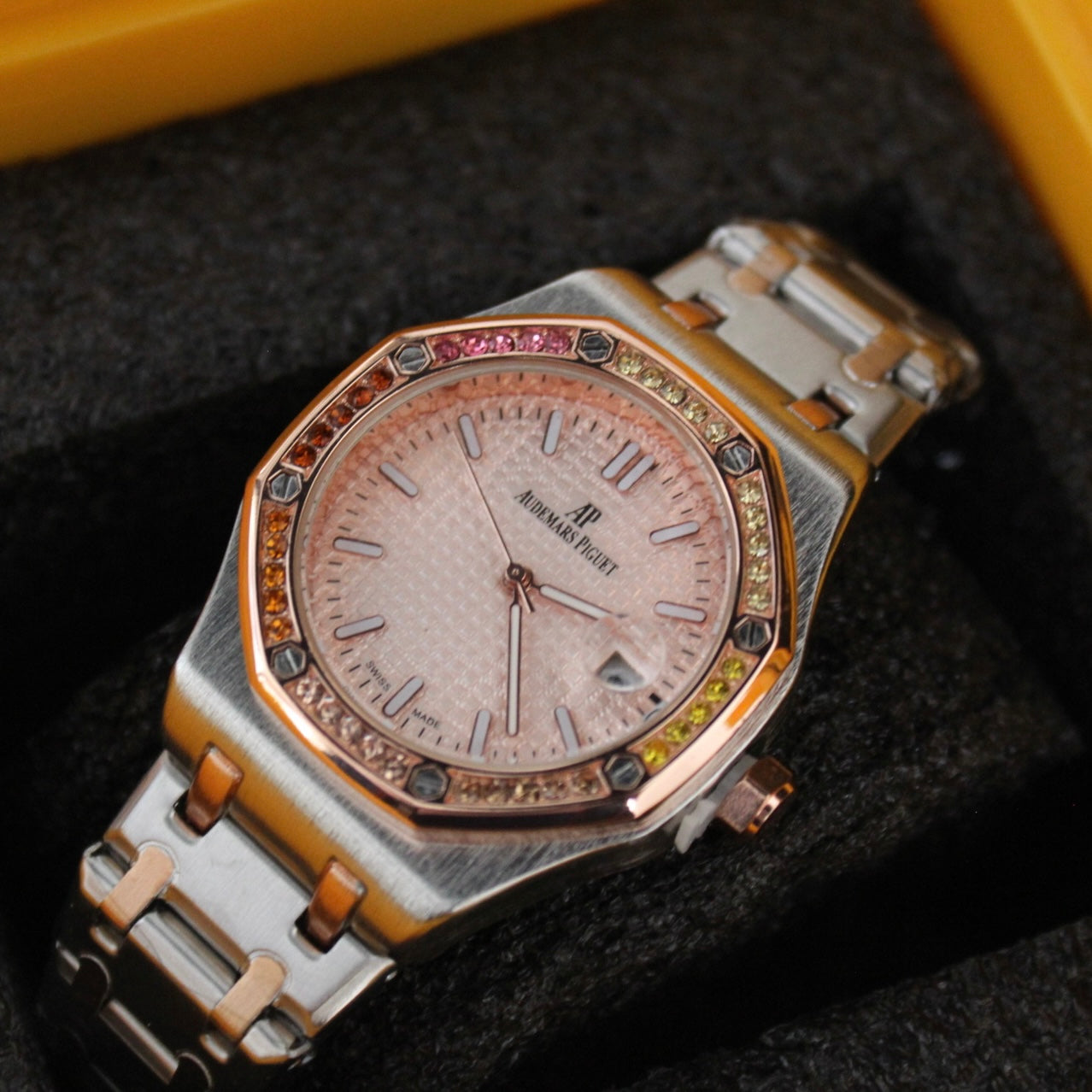 AUDEMARS PIGUET CUBANO PARA DAMA REF-6878-BOO